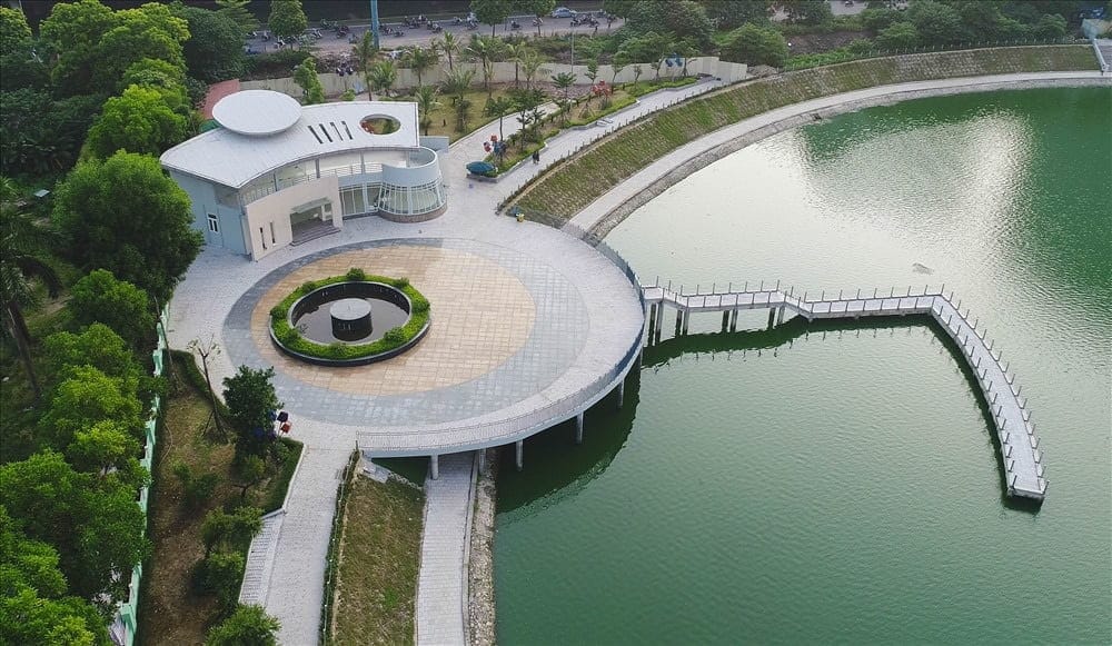 Công viên Thanh Xuân có diện tích rộng lớn